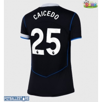 Chelsea Moises Caicedo #25 Tredjedrakt Dame 2025-26 Kortermet